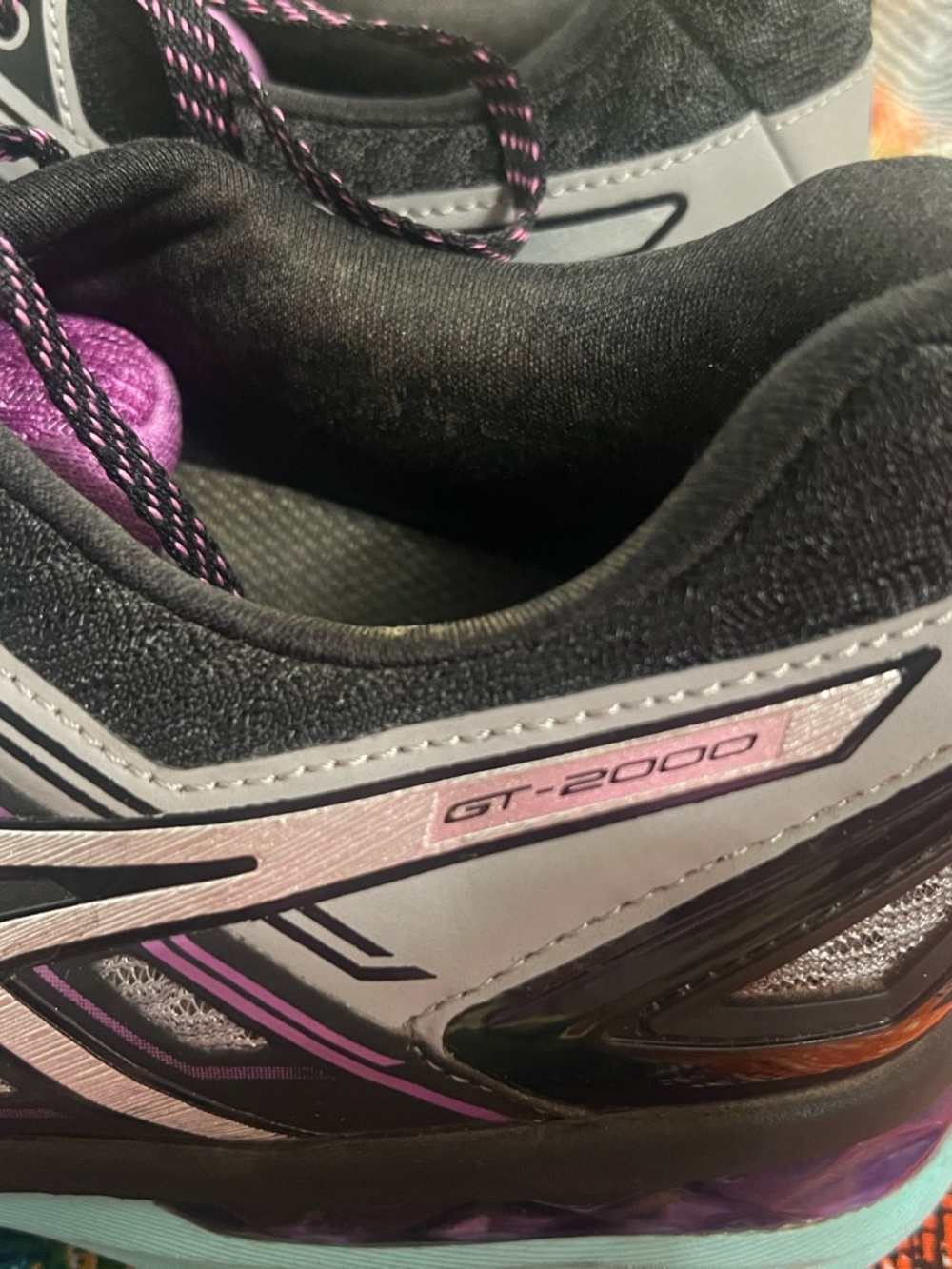 ASICS GT-2000 Women's Running Shoes - Black & Purple